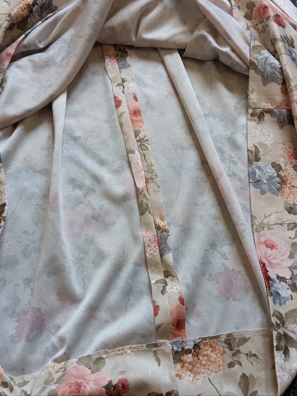 70s Handmade Floral Fairytale Dress, Approx. Sz M, Vintage Whimsical Fairycore - Picture 15 of 16